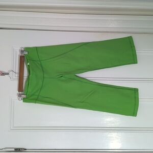 Lime Lululemon Crops